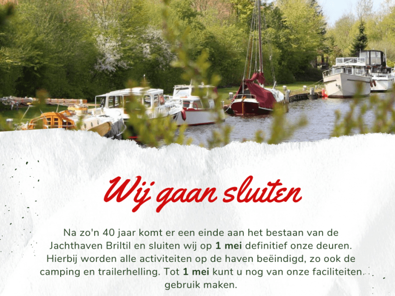 Westerkwartier|NU – Jachthaven Briltil stopt er mee