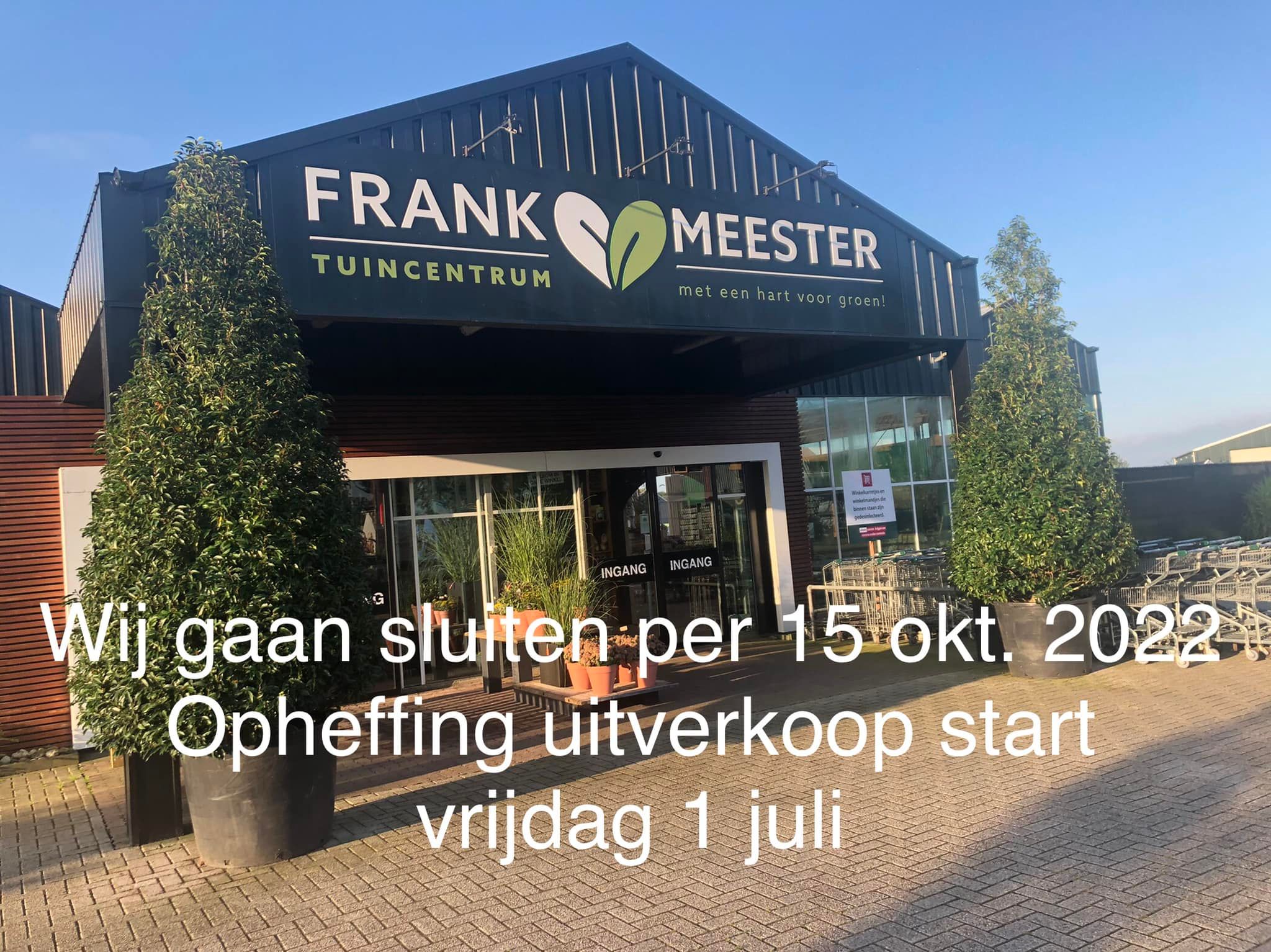 tuincentrum frank meester stopt – Westerkwartier|NU Foto: tuincentrum frank meester