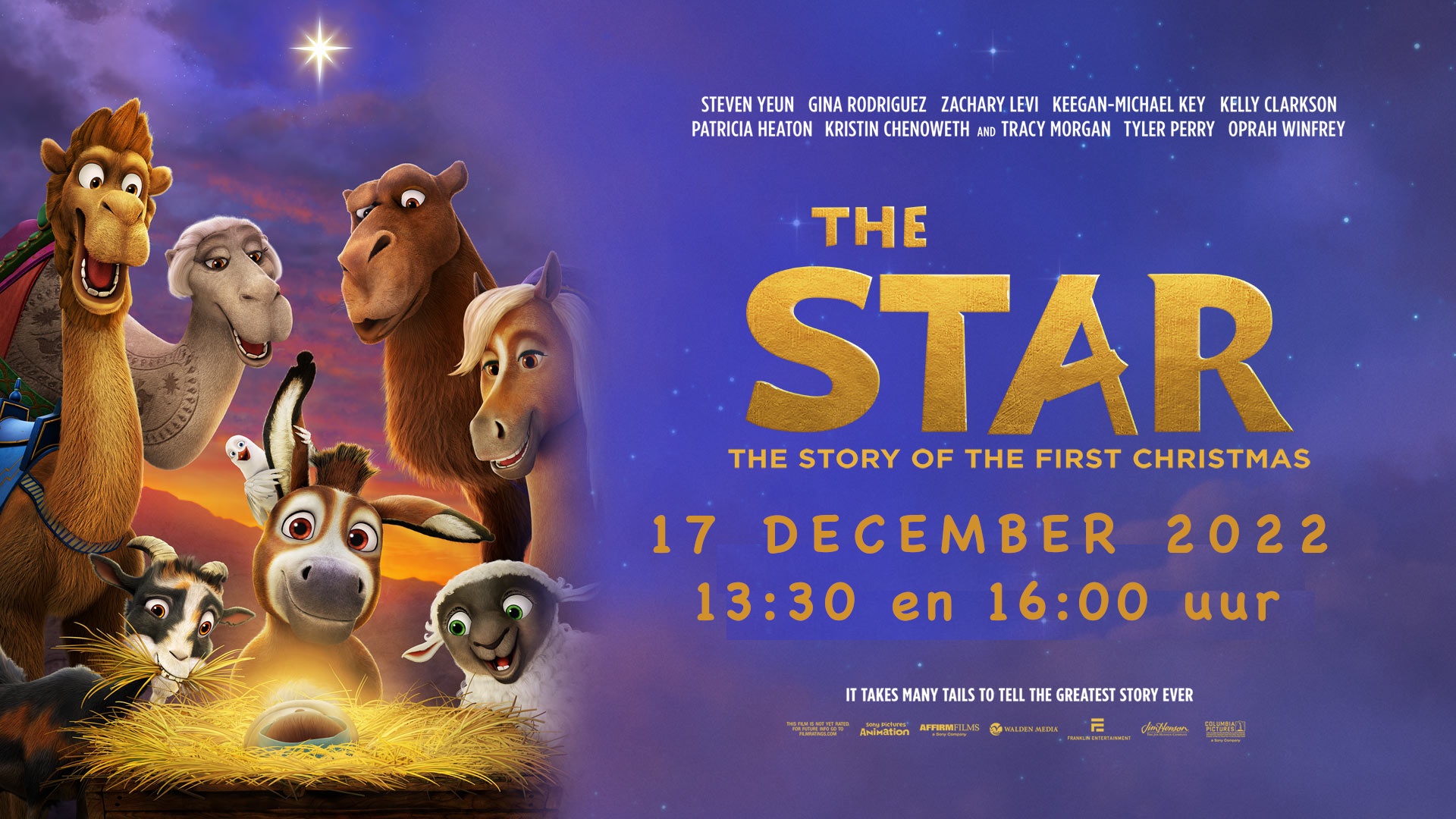 Kinderkerstfilm The star 2022