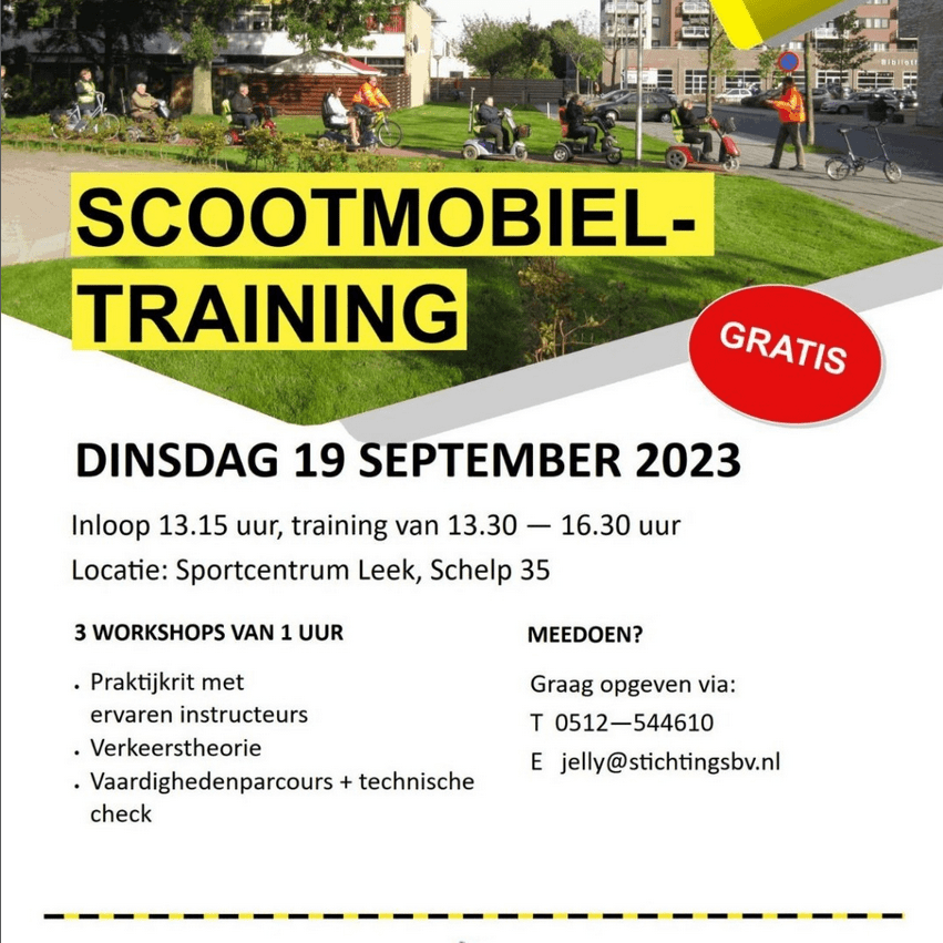 Scootmobieltraining Leek