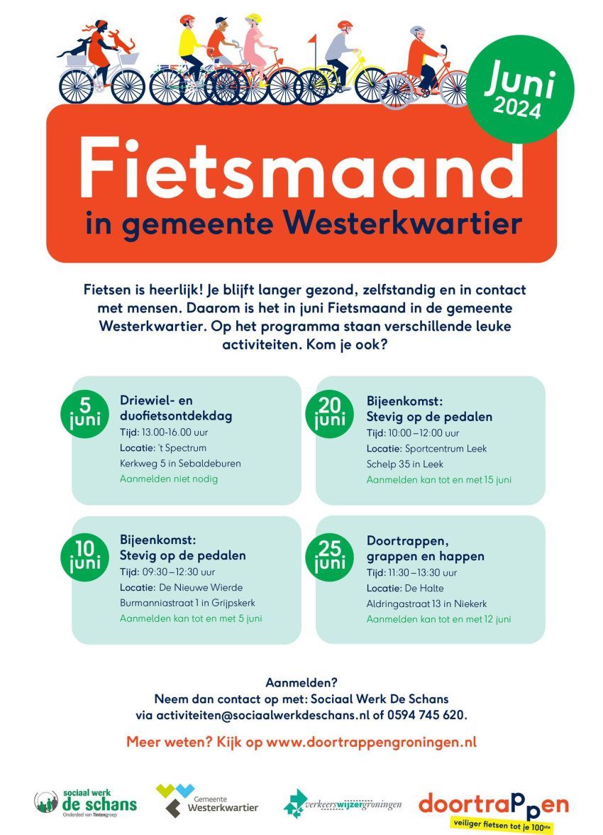 Fietsmaand juni 2024 in het Westerkwartier