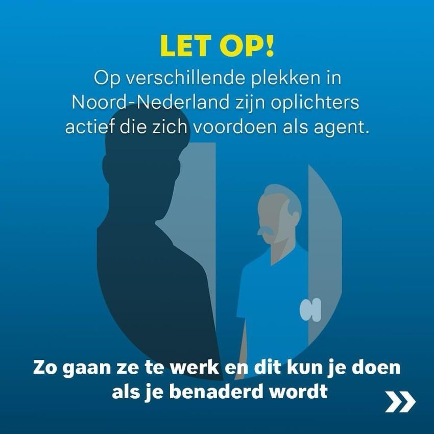 Nepagenten actief in het Westerkwartier. Op verschillende plaatsen in het noorden zijn nepagenten actief, ook in het Westerkwartier.