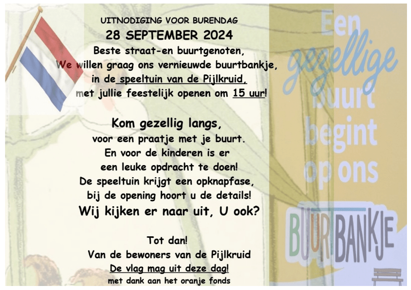 buurtbankje pijlkruid zuidhorn