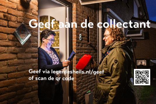 Leger des Heils collecteert voor buurtwerk