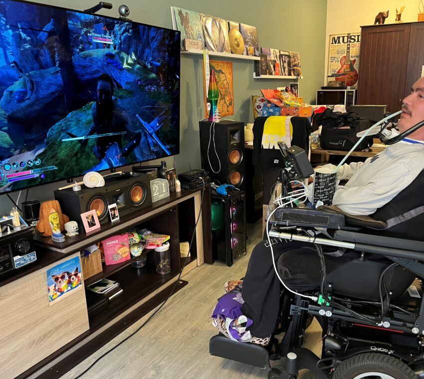 Gamemaatje voor Duncan vrijwilligerswerk