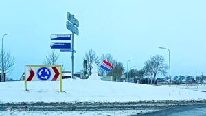 Sneeuwpop Rotonde Noordhorn