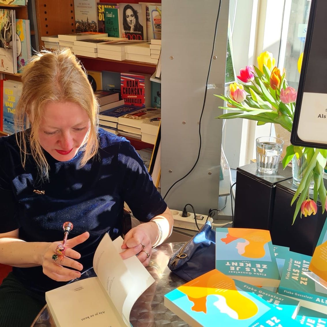 Fieke Gosselaar te gast bij de Peter, Pieternel en Meindert show Theaterzaal In ‘t Holt Zuidhorn