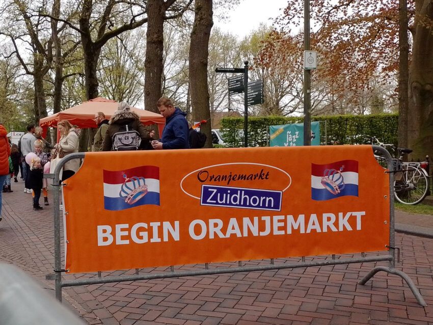 Oranjemarkt Zuidhorn Koningsdag