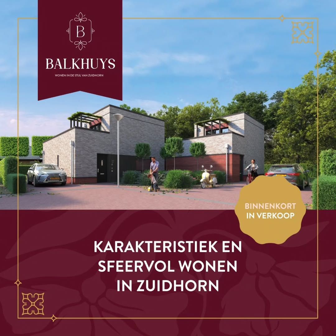 Balkhuys – VDM bouwt 23 nieuwe woningen in Zuidhorn. Verkoop start 28 mei 2026