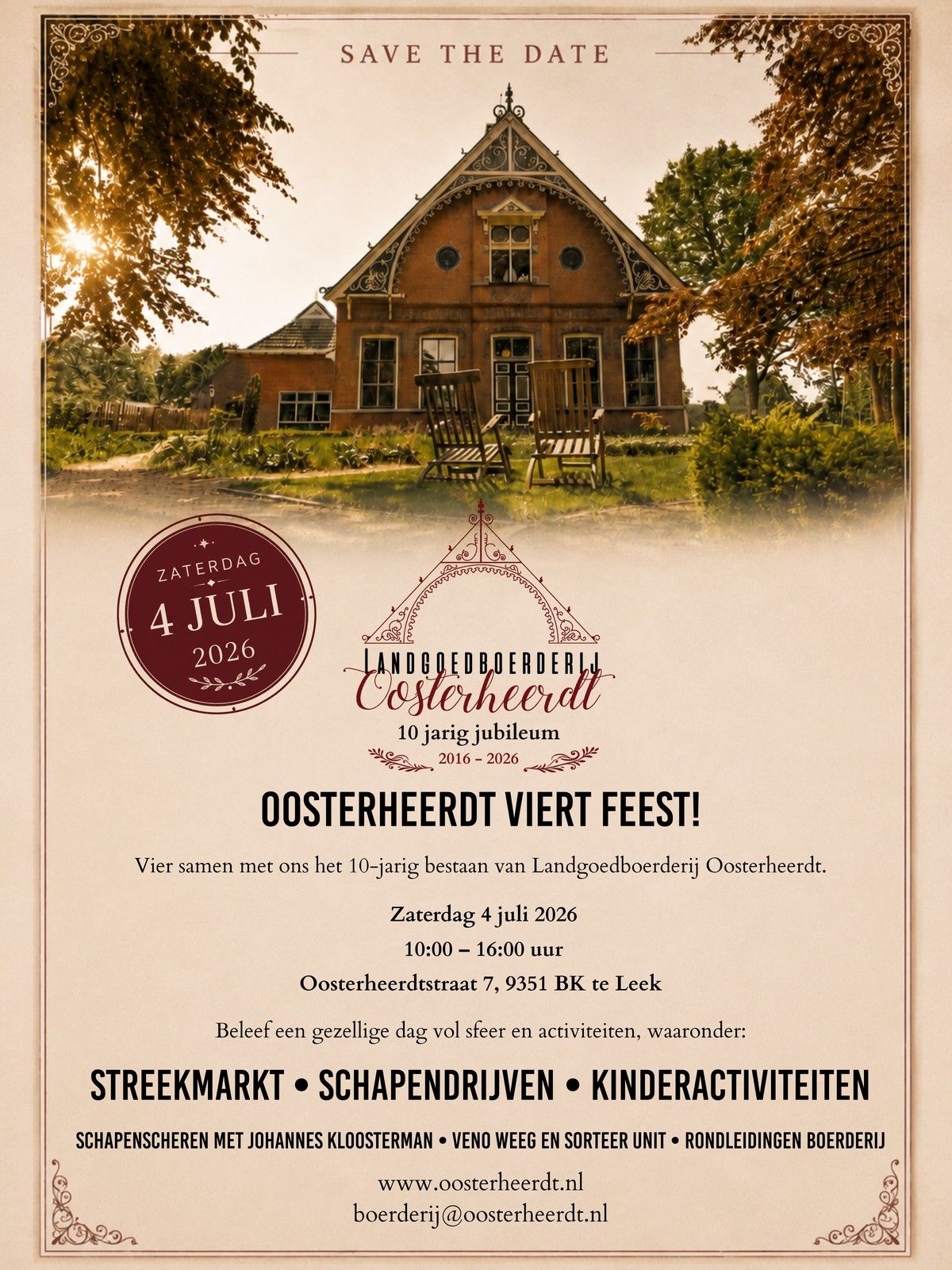 Poster Landgoedboerderij Oosterheerdt
